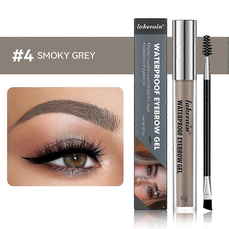 Waterproof eyebrow glue #4 (D) $ Waterproof eyebrow glue Eyebrow dyeing and shaping Easy to color Long-lasting waterproof eyebrow dyeing glue 6g