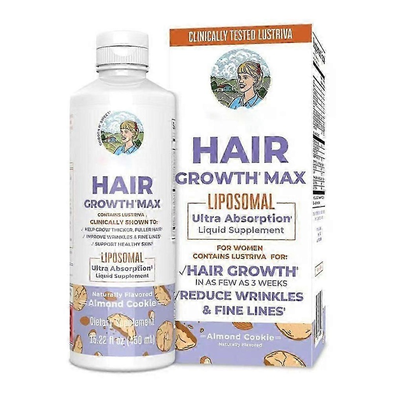 1/2/3x 2025NEW Mary Ruths Womens Hair Growth MAX Lipsomal With Lustriva (15.22 Fl Oz.)