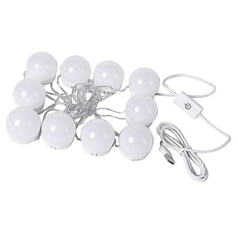 1 Set Light Bulbs Lamp Kit for Vanity Makeup Mirror Brightness Adjustable Style Vanity Mirror LED Lights (3 Colors)