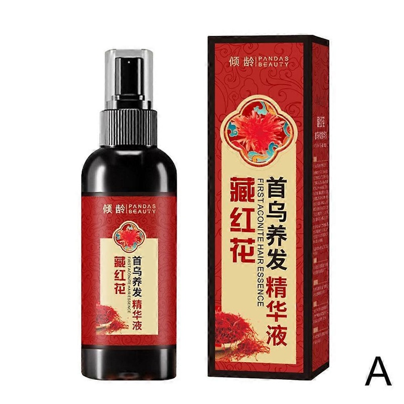 100% natural Saffron Black Ganoderma Polygonum Multiflorum Hair Care Essence