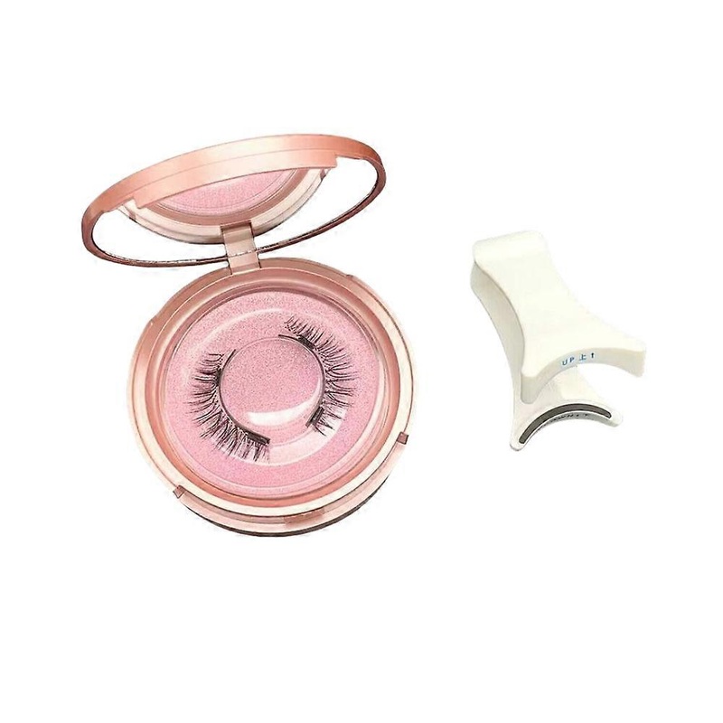 2 pair Magnetic Eyelashes With Clip Glue Free Eyelash Set Soft Magnetic Lashes Natural Lazy Eyelash