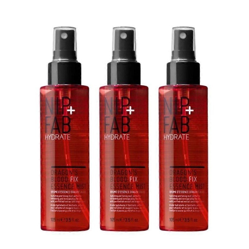 3 x NIP + FAB Hydrate Dragon’s Blood Fix Essence Mist 105ml