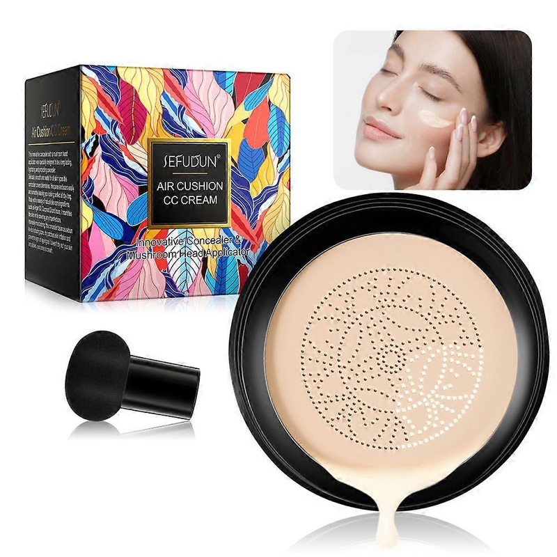 Sefudun Air Cushion Foundation Mushroom Head Cc Cream Concealer Whitening Makeup Cosmetics