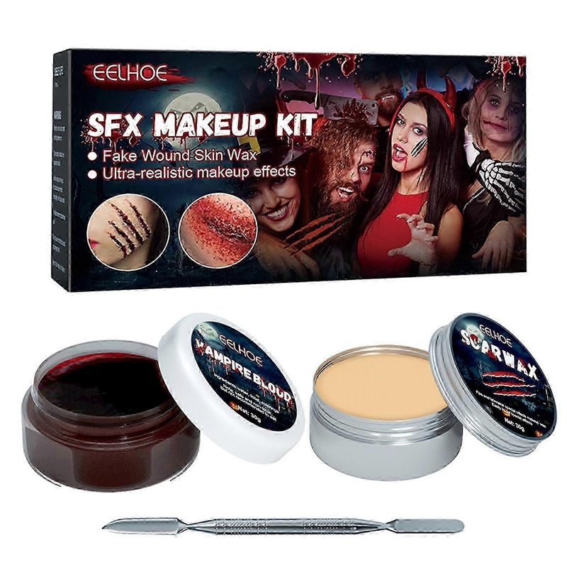 SFX Makeup Kit Scars Wax High Efficiency Simulation Wax for Festival Cosplay