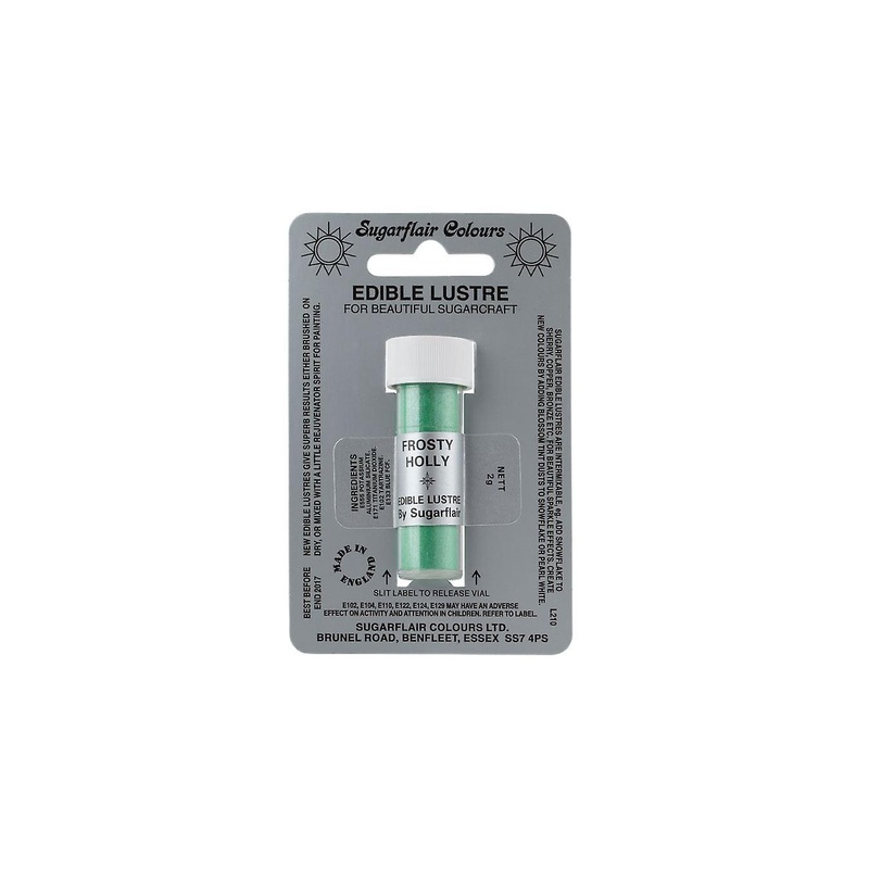 Sugarflair Edible Lustre 2g – Frosty Holly