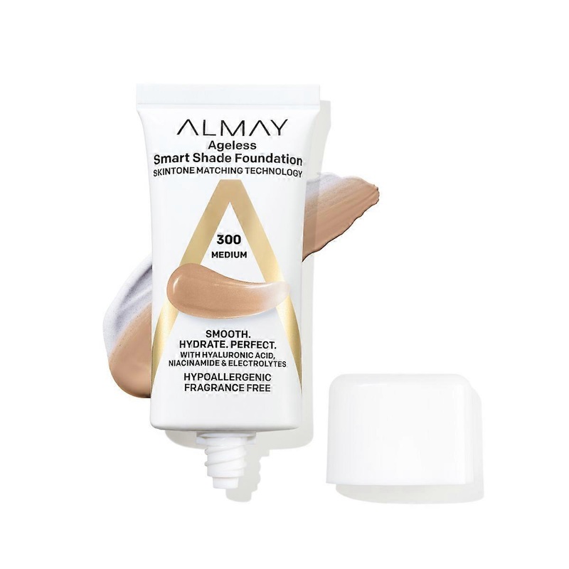 Almay Smart Shade Ageless Foundation, 300 Medium – 1 Fl Oz