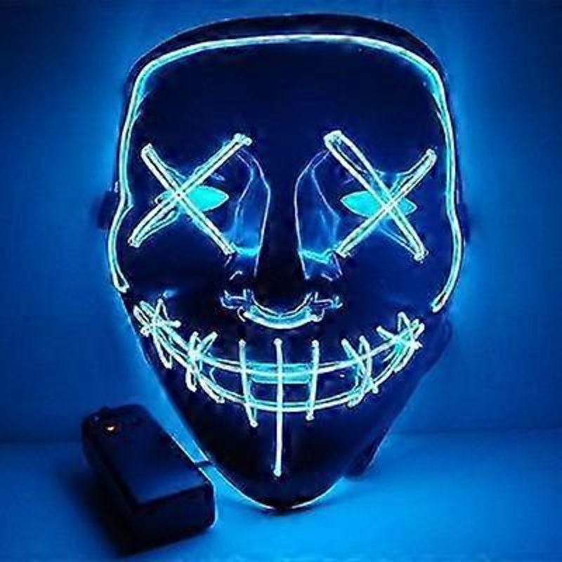 Halloween Mask LED Purge Mask for Festival Halloween Scary Party,Costume Cosplay,Gifts 2025
