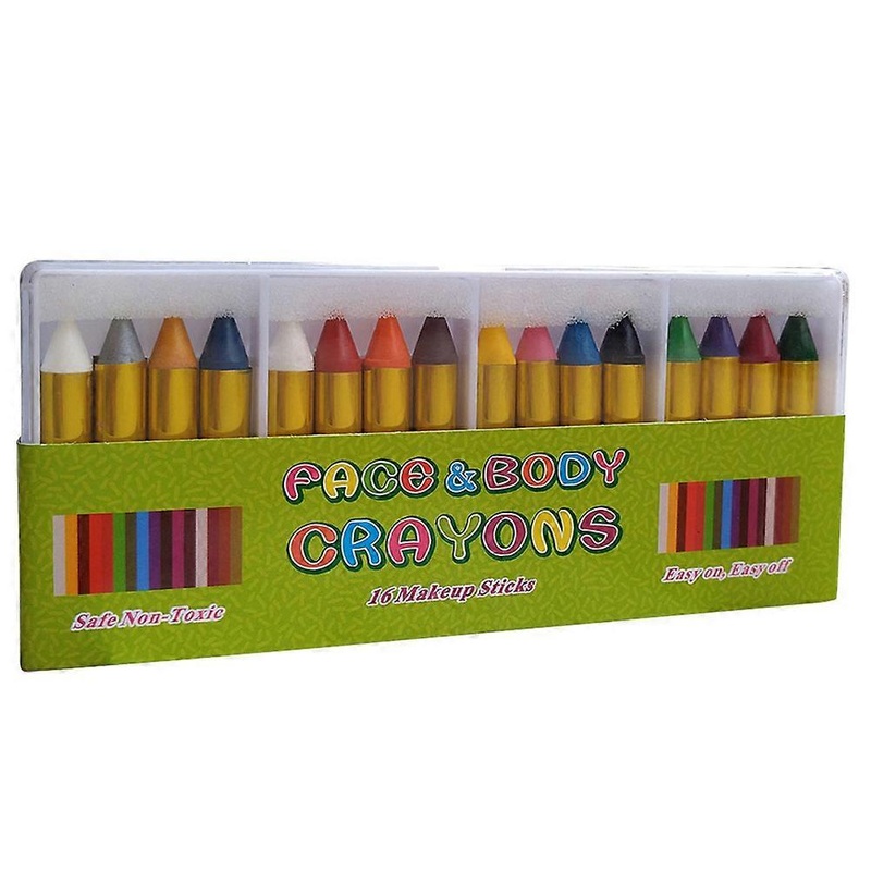 Kids Makeup Set Face Paint Safe Halloween Paint Kit Body Paint Crayons Adults Halloween Face Paint