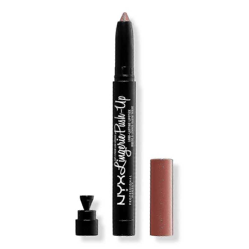 Nyx Professional Makeup Lip Lingerie Push-up Long-lasting Nude Lipstick & Sharpener, Bedtime Flirt, 0.05 Oz