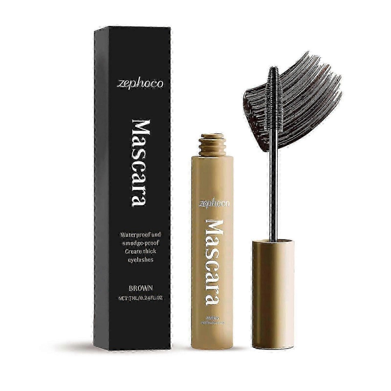 1-3X Mascara for Older Women, Lengthening and Thickening Black Mascara, Waterproof & Sweatproof Long Lasting Non-smudged, Easy Removal