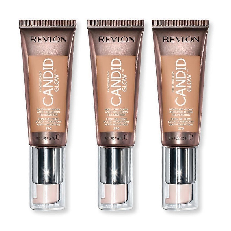 3 x Revlon Photoready Candid Moisture Glow Foundation – 270 Medium Beige