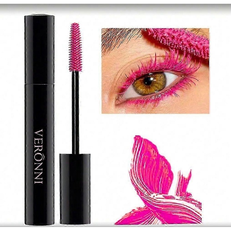 5-Color Waterproof Mascara – Long-Lasting, Smudge-Proof, Curling Formula, Black & Green Shades, Formaldehyde-Free, Ideal for All Skin Types