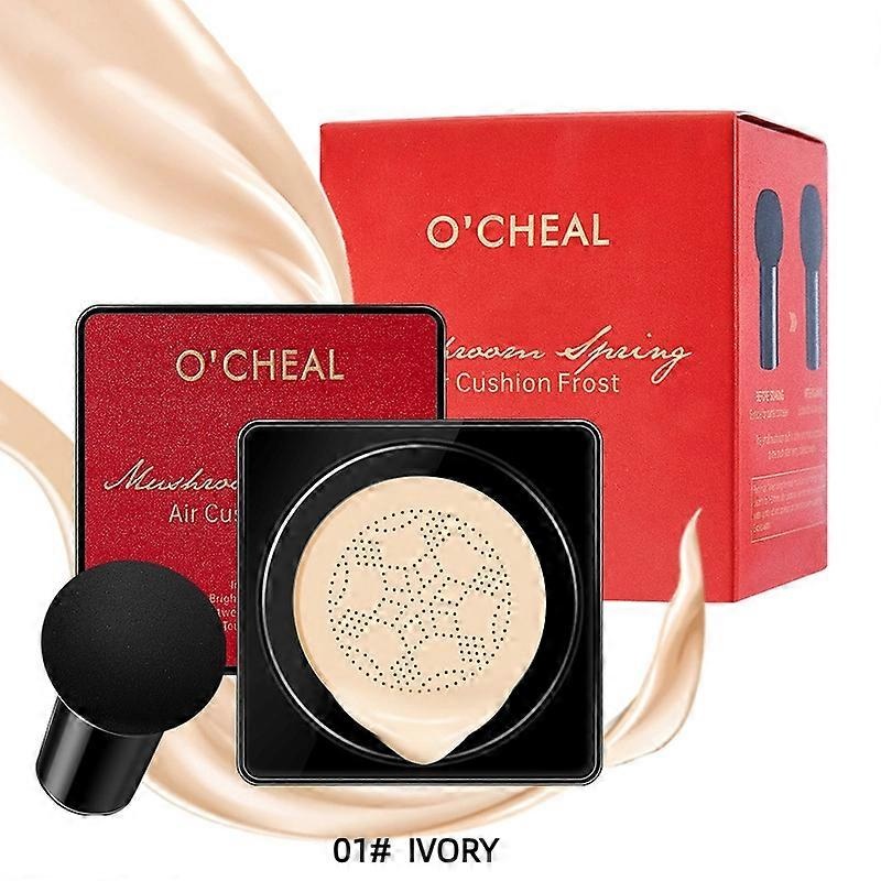 Mushroom Head BB Cream Foundation Cream for Face Makeup Concealer Cushion for Face Base Compact BB Cream Liquid Foundation Air Cushion CC Cream