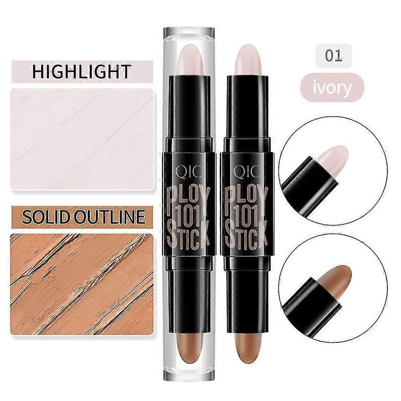 QIC Ploy 101 Stick Concealer Pen Face Liquid Contour Highlighter Makeup Concealer Sticks 2024 New