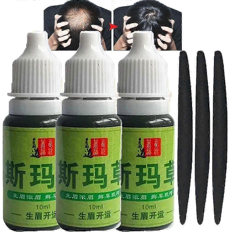 Usma Grass Juice Hair Growth Liquid – Eyebrow Hair Growth Serum – Good Luck Boosting Formula