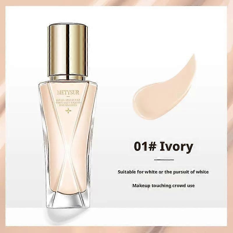 Metysur Foundation Waterproof Oil-Control Sweat Long-Lasting Liquid Foundation