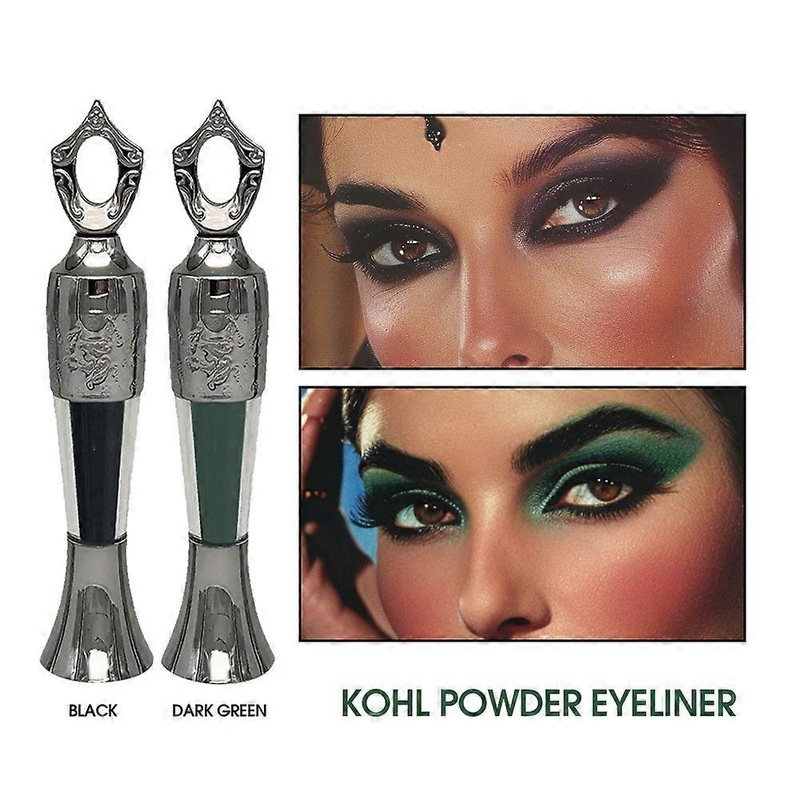 Powder Eyeliner-Egyptian Style Eyeliner in Power Foram Makeup