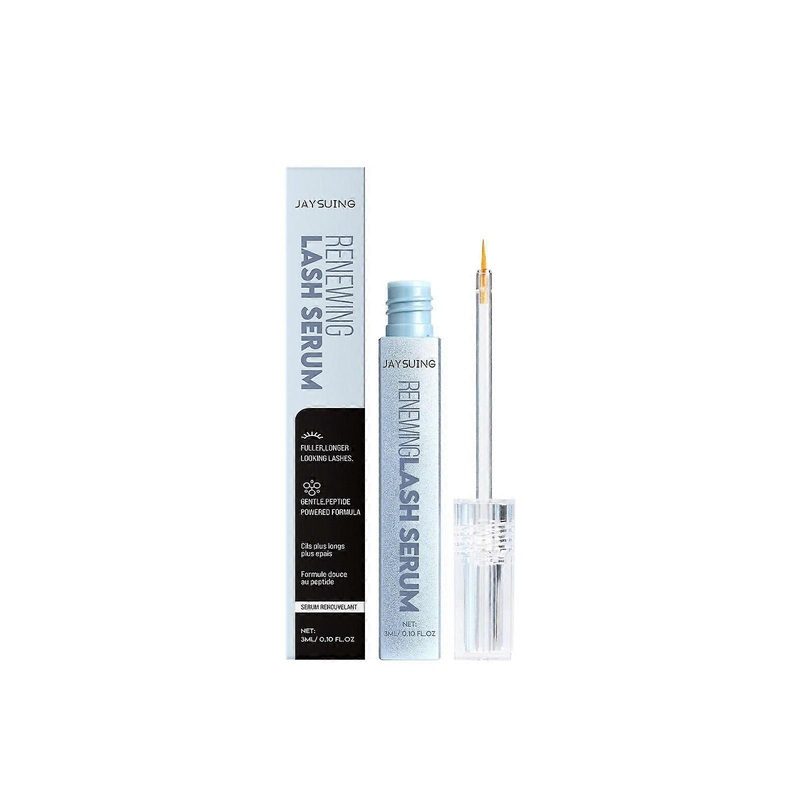 Renewing Lash Serum  Peptide-Infused Eyelash Serum for Fuller, Longer-Looking Natural Lashes, Lash Enhancing Treatment with Nourishing Botanicals