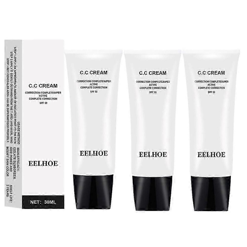 1-3PCS Correction Cc Cream Adjusting Foundation Pre-Makeup Isolator Cream Skin Tone