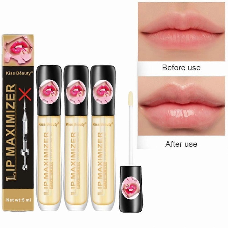 1-3pcs Lip Augmentation Elastic Serum Lip Oil Moisturizer Lip Plumper Repairing Remove Fine Lines Moisturizing Lip Mask Sexy Care