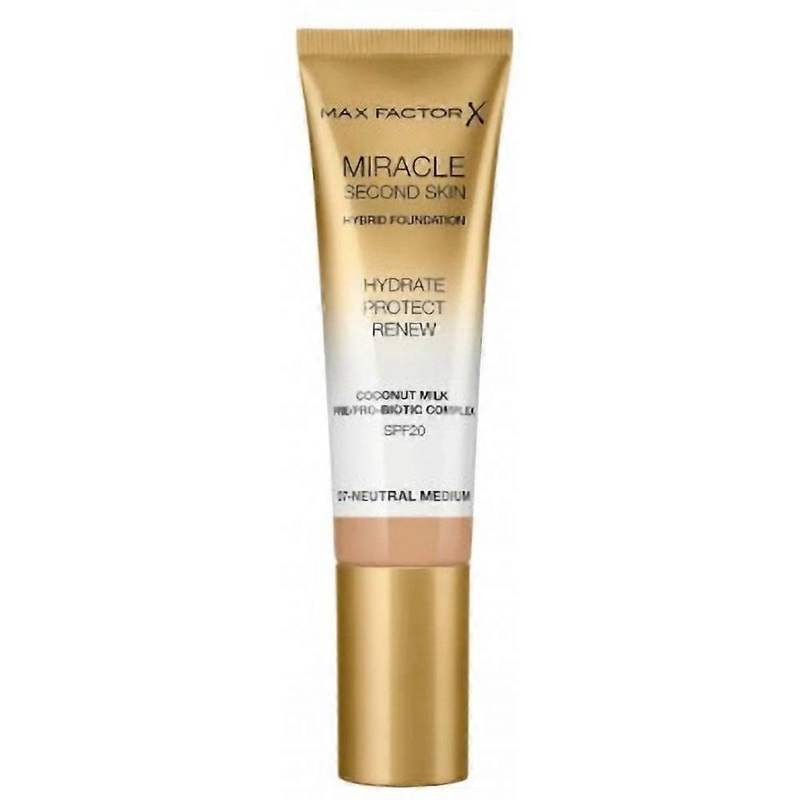 Max Factor Miracle Second Skin Hybrid Foundation – 07 Neutral Medium