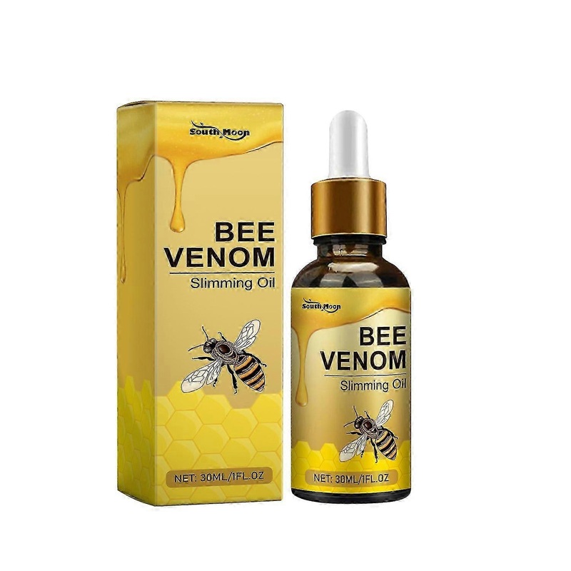 1-3pcs Bee Venom Lymphatic Drainage & Slimming Oil Body Slim for Women and Men 30ml