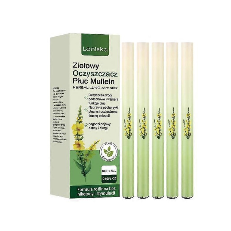 1-5PCS Lung Cleanse with Herbal Diffuser Pen 1.5ml
