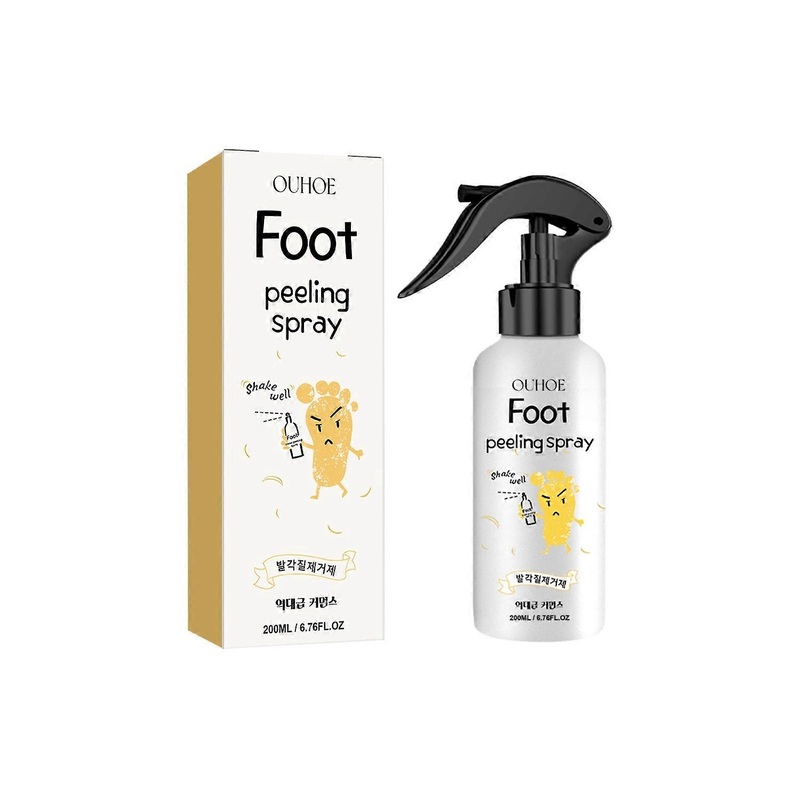 1-3pcs Feet Instant Foot Peeling Spray, Exfoliating Foot Mask for Summer, Hydrating & Antibacterial