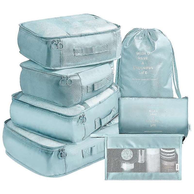 1 Set Travel Clothes Storage Bags Portable Clothing Classification Bags Luggage Case Bags