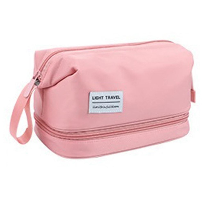 Women Double Wash Bag Travel Izer Makeup Bag Toiletry Bag Wash Pouch