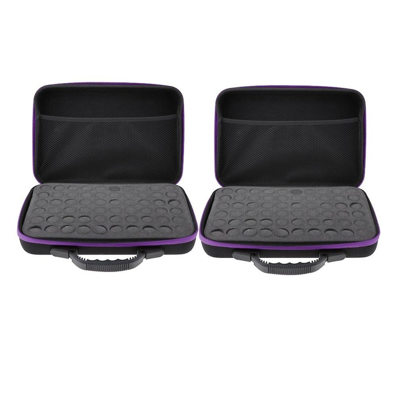 X 60 Bottles Essential Oil Carrying Case 15ml Holder Storage Handbag