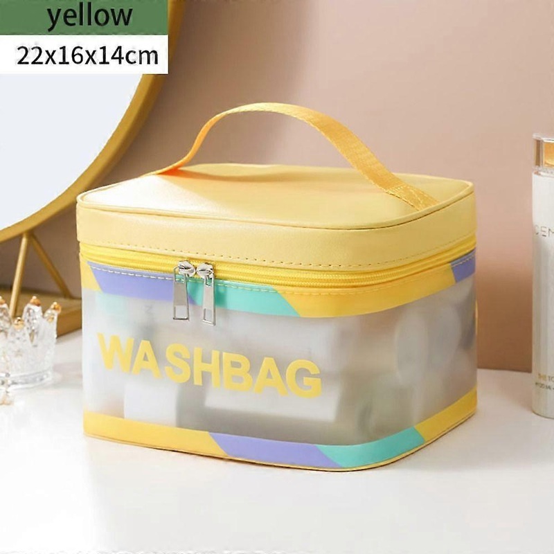 Waterproof cosmetic bag Cosmetic case GUL yellow