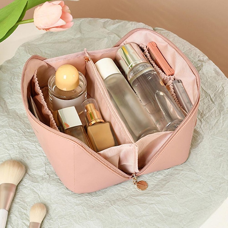 Women Large-capacity Makeup Bag Cosmetic Bag Toiletries Storage Travel Organizer
