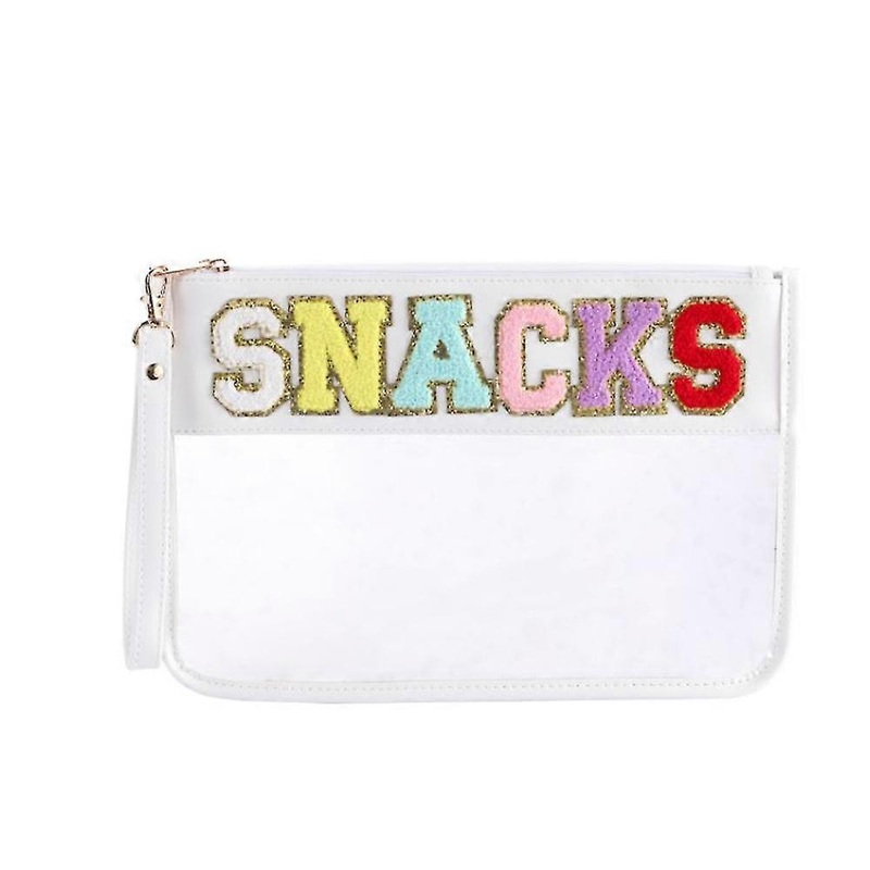 Women Letter Printed Zipper Travel Bag Toiletry Bag Cosmetics Storage Bag