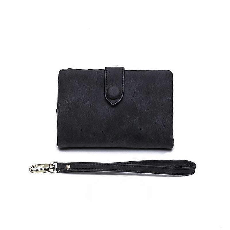 Wrist Coin Purse with Zipper for Women Clutch Party Evening Bag for Phone, Money & Cosmetics-Black