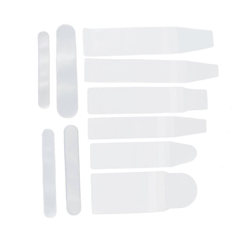 10Pcs Convenient Makeup Brushes Bags Portable Makeup Brushes Protective Pouches Mixed Style