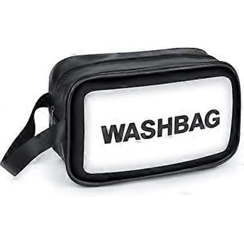 Trousse de Toilette Transparente Trousse de Toilette pour Voyage Sac de Transport de Voyage PVC Trousse de Toilette Organisateur Transport pour Femme,