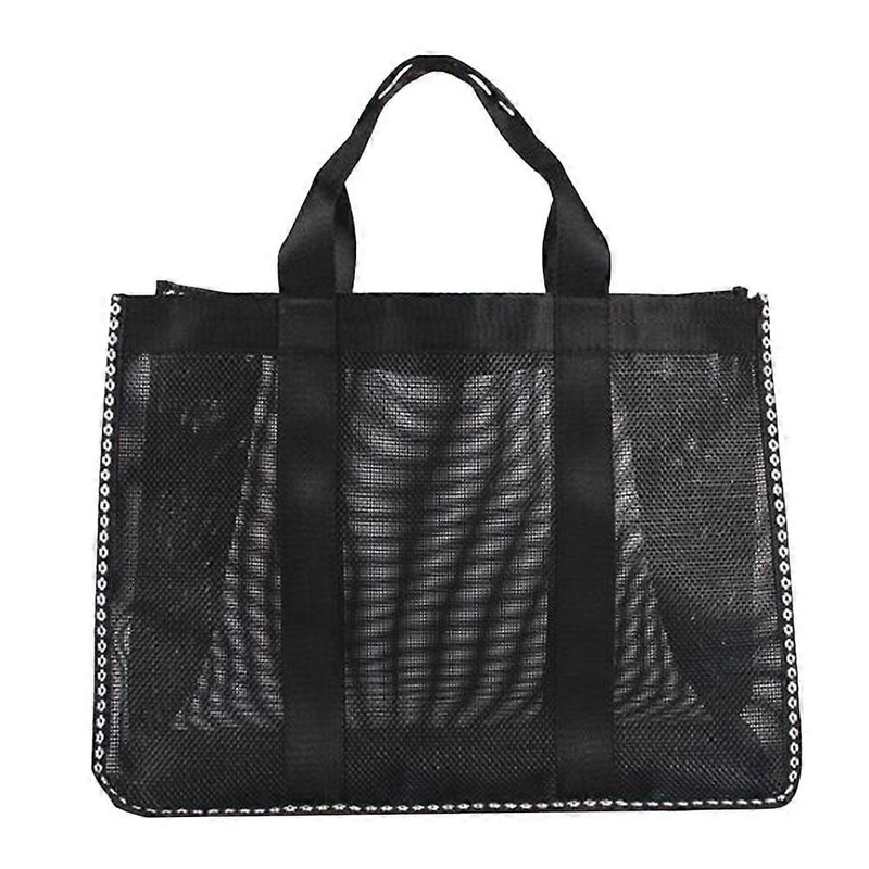 1 Pc Multifunctional Storage Bag Mesh Beach Handbag