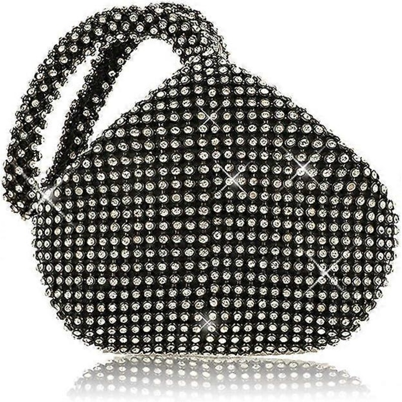 Women’s Evening Clutch Bag, Sparkling Rhinestone Shoulder Glitter Bag Clutch Purses Party Handbags Wedding Dinner Bag For Girls Cosmetics Accessories