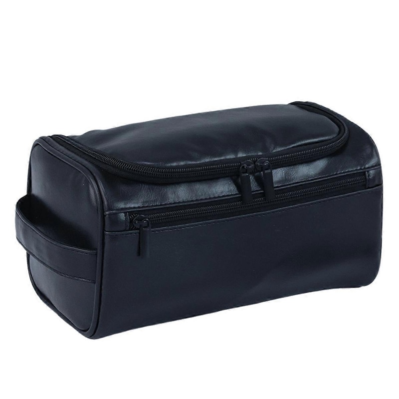 Unisex Vintage Luxury Toiletry Bag Travel Necessary Business Cosmetic Makeup Cases Hanging Storage