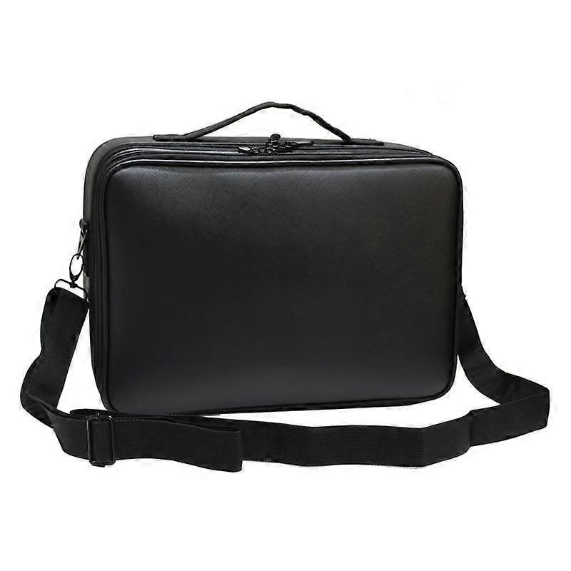 Waterproof Women PU Leather Cosmetic Bag Portable Cosmetic Case Large Capacity Make Up Insert