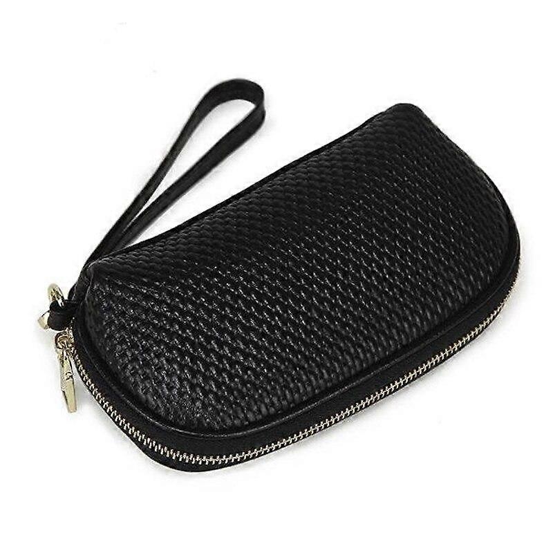 Women Genuine Leather Cosmetic Bag For Women  Actor Makeup Clutch Cell Phone Bag Leather