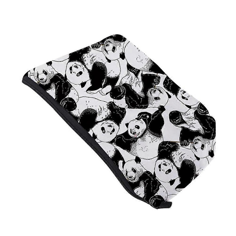 Waterproof Toiletry Bag For Women Decorative Printed Cosmetics Bag Home Use Polyester Rectangular 1Pcs