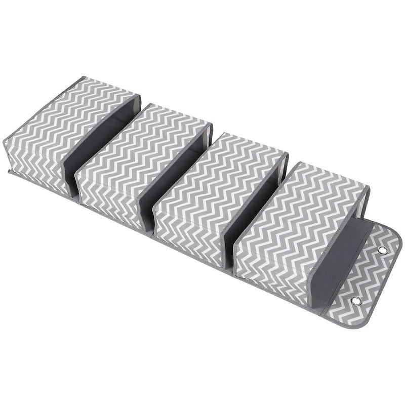 Wave Pattern Multi-Function Closet Bag For General Users In Bedroom, Kitchen And Nursery 91X32Cm Grey 1Pcs
