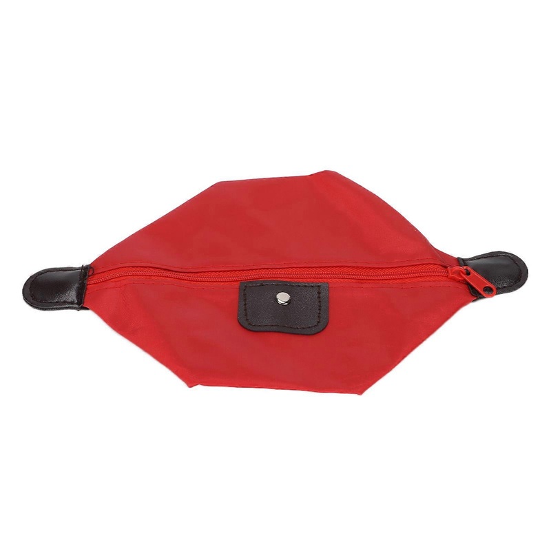 Waterproof Nylon Dumpling Cosmetic Bag Multifunctional Portable Storage Makeup Bag for CosmeticRed