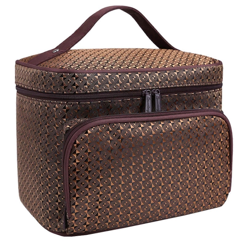 Women Girls Large Cosmetic Make Up Storage Bag Travel Zipper Organiser