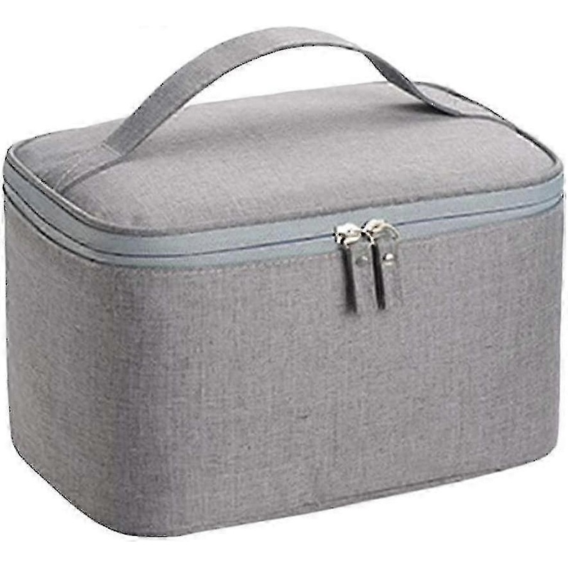 Wash Bag, Travel Pouch Toiletry Case Makeup Bag Zipper Organizer Gray