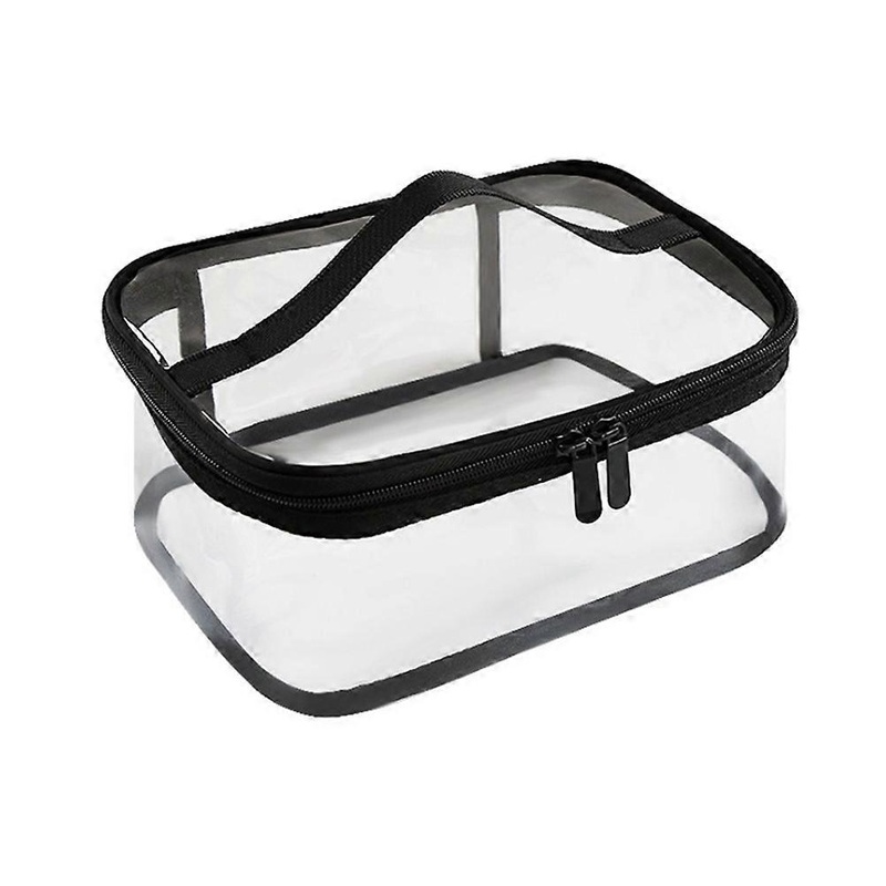 Waterproof Transparent Makeup Bag, Zipper Portable Travel Storage Pouch