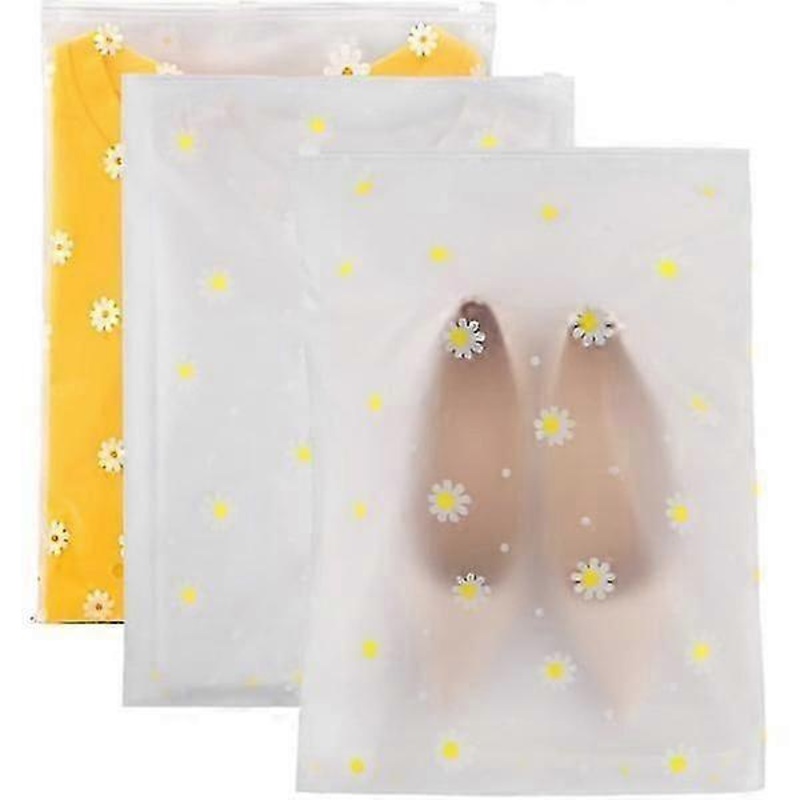 10pcs Reusable Zipper Bags40 x 28cm Large Plastic Hospital Bags Travel Clothes Storage Bags Clear Sealed Bags Waterproof Organization or Clothes