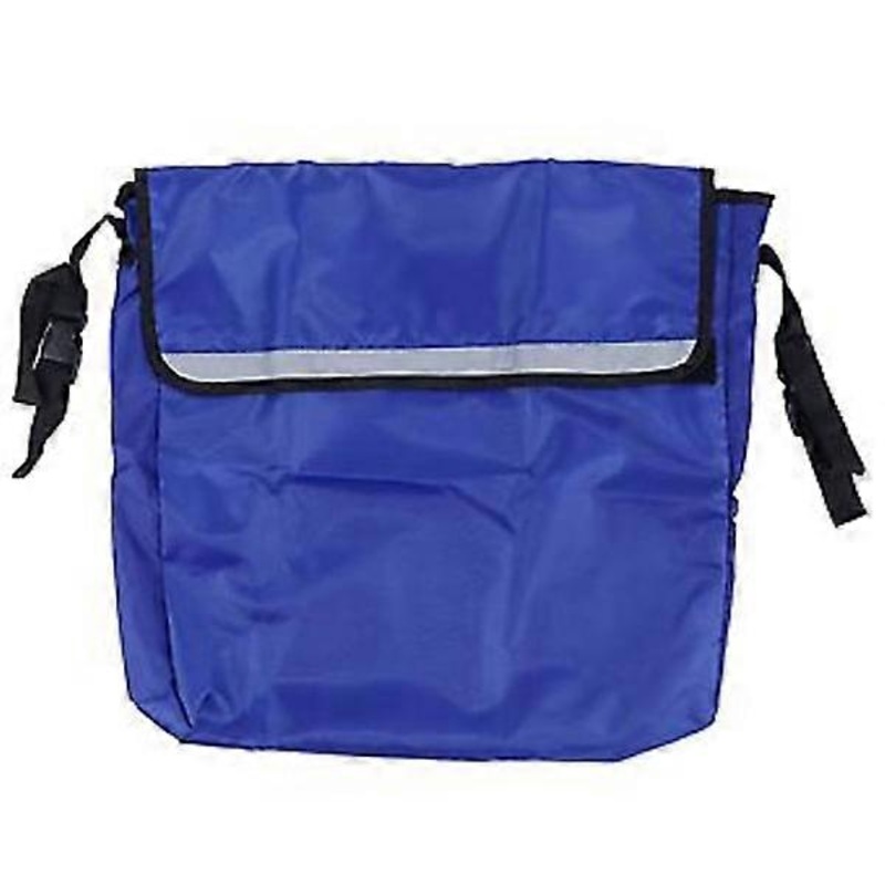 Wheelchair Handrail Bag Wheelchair Storage Bag Accessories Hanging Bag for Most Wheelchairs Blue